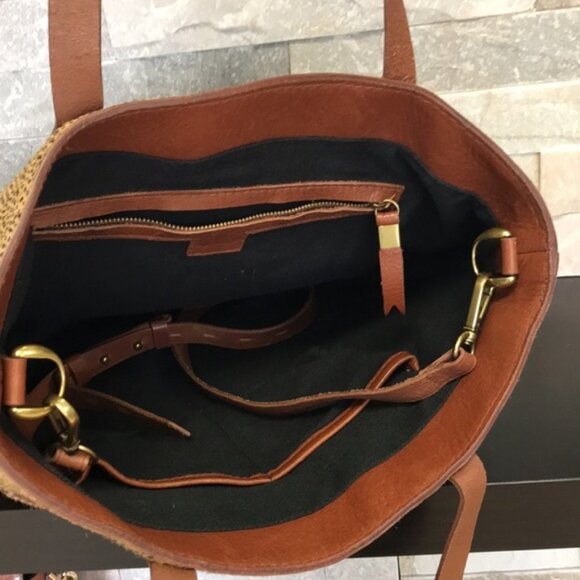 MADEWELL Genuine Calf Hair Med.Transport Tote(9) - Picture 8 of 12